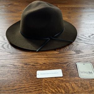 Women’s brown wool hat